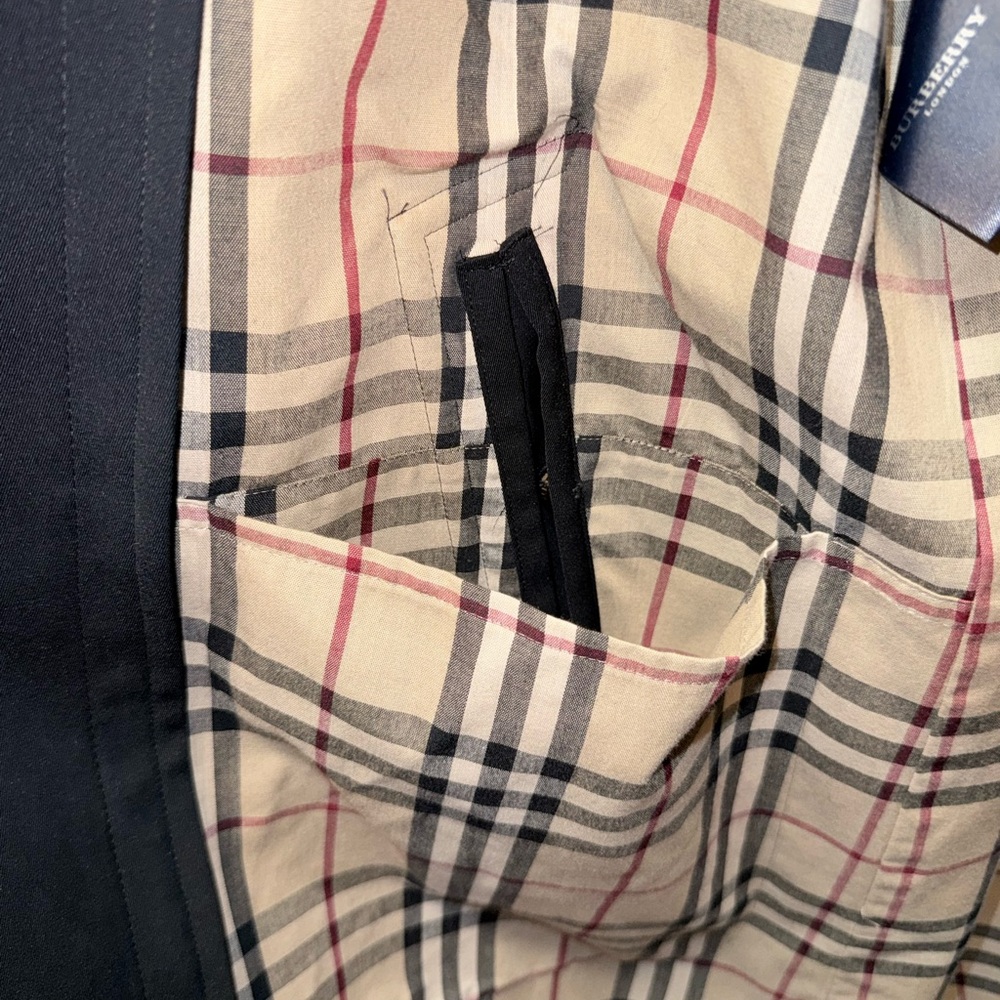 BURBERRY BLACK TRENCH JACK! NEVER WORN! L-XXL‎ - Picture 13 of 16